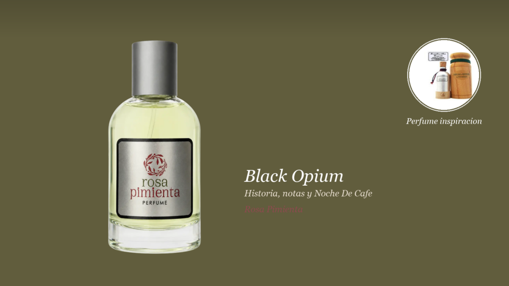Portada del blog: Black Opium de YSL y esencia Noche De Cafe de Rosa Pimienta